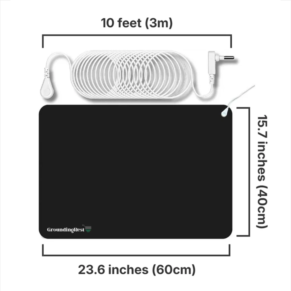 GroundingRest Sleep & Recovery Bundle — Bedsheet + Grounding Mat